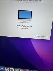 iMac 21.5 Retina 4K Late 2015 i5 8GB 1TB IRIS PRO 6200 (4 foto / 5)