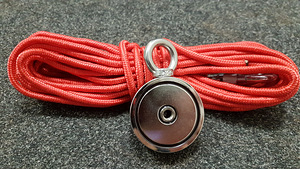 250kg tõmbejõuga kahepoolne otsimismagnet / õngitsemismagnet (8 foto / 8)