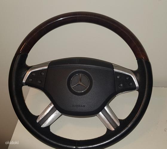 Mercedes ML/GL/R x164/ w164 деревянный руль (фото #3)