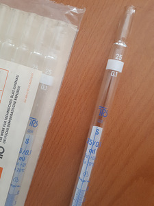 Mõõtmeline pipett 25ml (3 foto / 3)