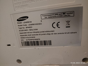 Samsungi teler 40" (2 foto / 6)