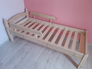 Puidust lastevoodi Jumbu ja Sleepwell vedrumadrats (5 foto / 6)