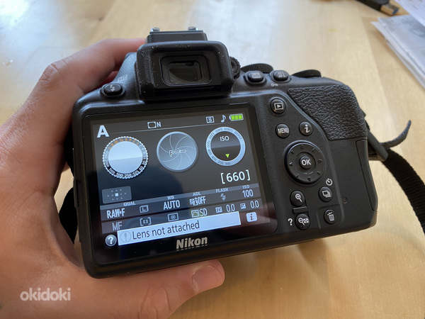 Nikon D3500 kit + kaamerakott (foto #2)