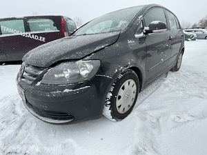 VW GOLF PLUS 1.9D 77KWT, VARUOSADEKS (3 foto / 10)
