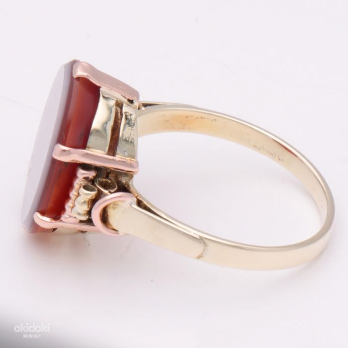 14 kt. Gold - Ring - Layers stone (nuotrauka #3)