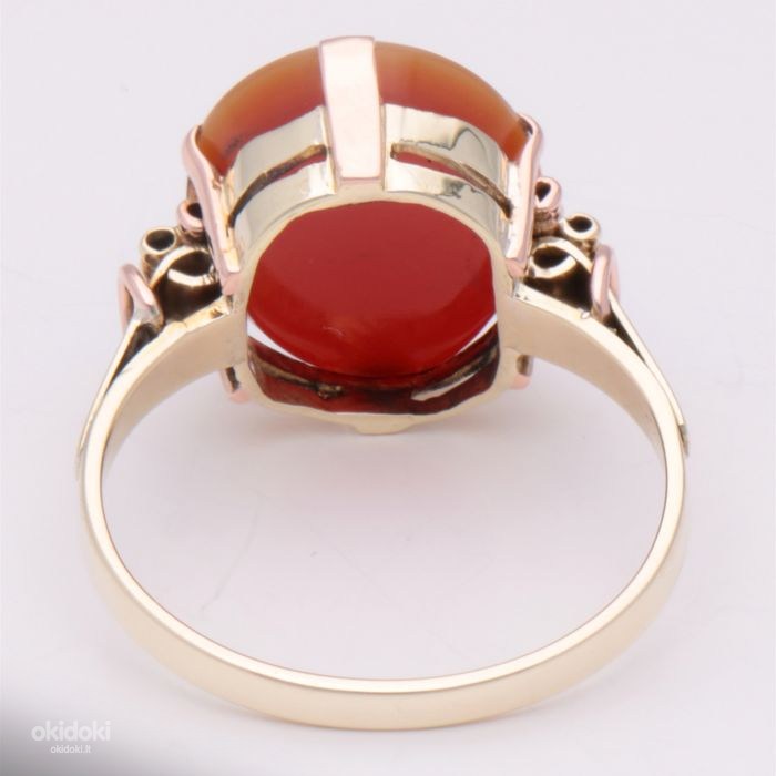 14 kt. Gold - Ring - Layers stone (nuotrauka #5)