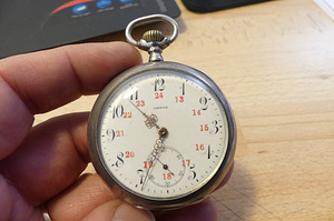Omega silver pocket watch (1 foto / 4)