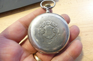 Omega silver pocket watch (2 foto / 4)