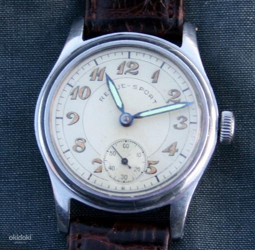 Collect 40's ss revue sport ww2 era military style watch man (фото #1)