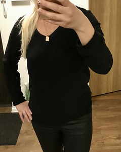 Vero Moda черная блузка L 40