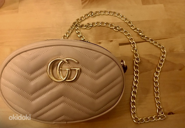 Светло-розовая сумка Gucci (фото #2)