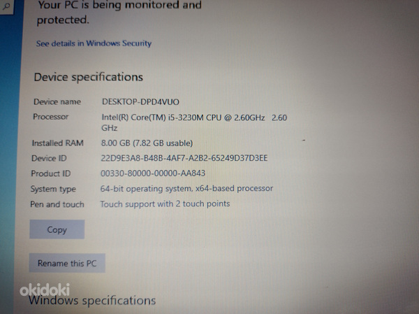 Lenovo ThinkPad x230 i5-3230M, 8 ГБ, 120 ГБ SSD (фото #2)