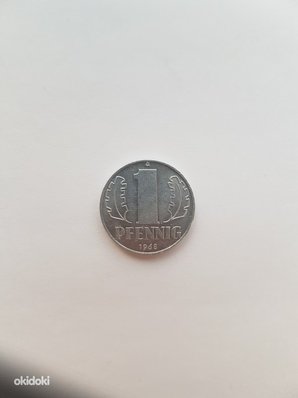 1968 DDR/Saksamaa 1 pfennig (foto #1)