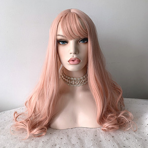 Parukas roosa "Pastel Pink" 65cm (1 foto / 4)