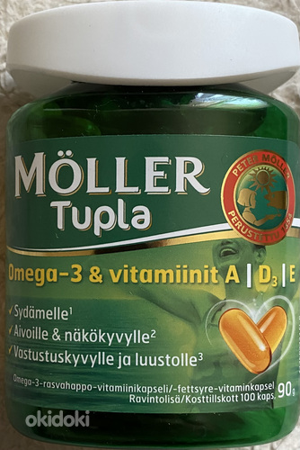 Möller Tupla Omega-3 A,D3,E (фото #1)