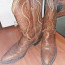 Женские ковбойские сапоги из кожи бизона прямо из Техаса (фото #2)
