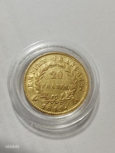 Продаю монету Наполеон 1811, 20 франков, золото (фото #3)
