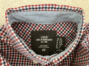 Приличная рубашка h&M, р 140 (9-10а) (2 фото из 4)