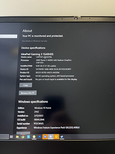 Lenovo IdeaPad Gaming 3 15ARH05 (4 foto / 4)