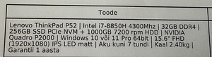 Lenovo ThinkPad P52. (3 foto / 4)