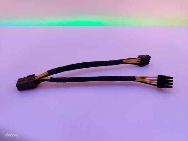 PCIe 8 Pin to 2x 6+2 Pin Splitter Mining/Kaevur/Miner/Krüpto (foto #1)