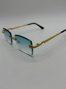 Cartier Blue Lens Snake Päikeseprillid (6 foto / 6)