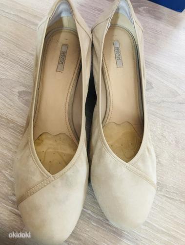 Uued ja moodsad kingad, nahk+seemisnahk Mokko (foto #1)