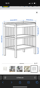 Mähkimislaud GULLIVER (ikea) + mähkimisalus VÄDRA (ikea) (2 foto / 7)