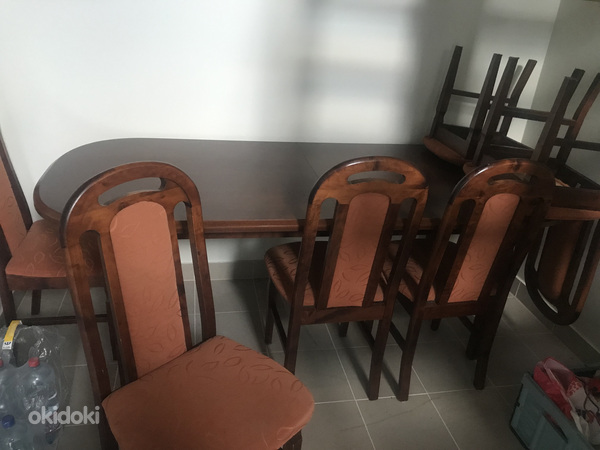 Стол в гостинную + 6 стульев (фото #4)