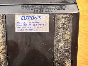 Vintage Eltronik HD100WP kõlarid (paar) (7 foto / 8)