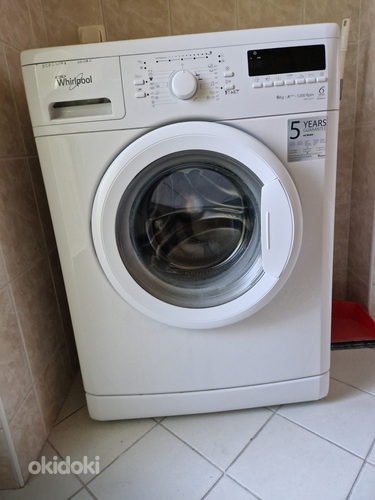 Whirlpool pesumasin 6kg A+++ 6th Sense heas korras