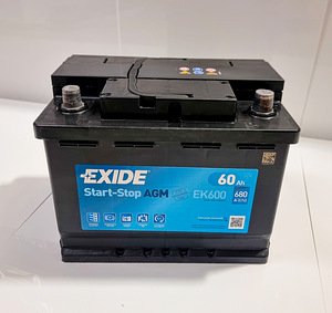 Аккумулятор Exide AGM 60Ah (1 фото из 1)
