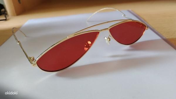 Стильные солнечные очки, красные (фото #1)