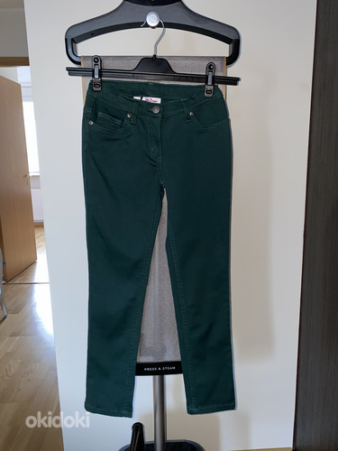 Laste rohelised teksad 140cm (foto #1)