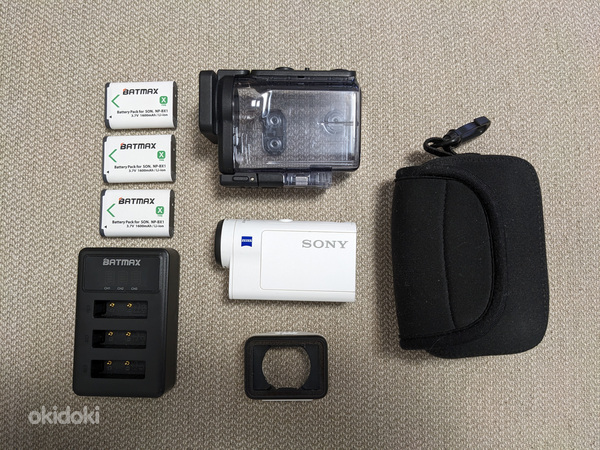 Экшн-камера Sony HDR-AS300 + доп аккумуляторы (фото #1)