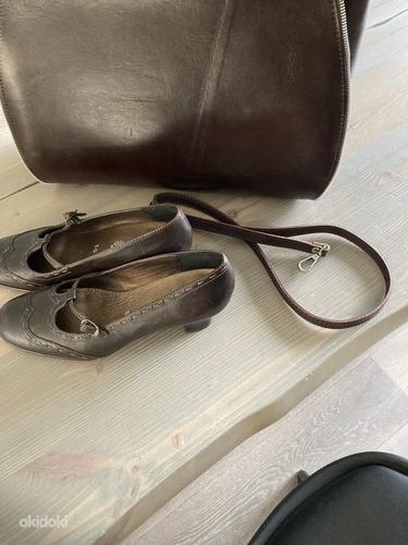 Новая кожаная сумка и туфли 38 Vera Pelle из Италии (фото #8)