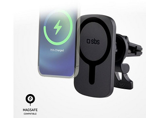 SBS MagSafe Rotating Car Holder with Wireless Charger (2 foto / 3)