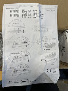 NORLYS Outdoor wall lamp Vasa 120 Aluminum E27 53W Norlys (3 foto / 5)