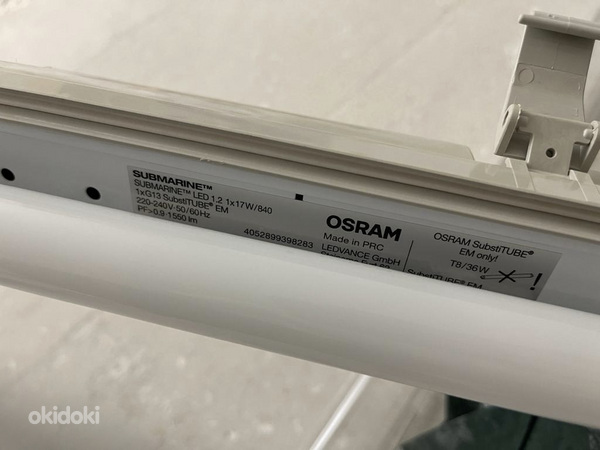 10x 1200mm LED Valgustid 1550lm - Osram tööstusvalgustid (foto #6)
