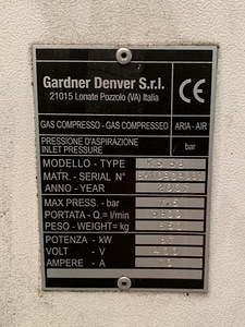 Gardner Denver KS 58 õhukompressor (7 foto / 7)