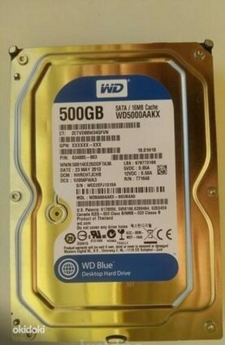 3,5-дюймовый жесткий диск WD_BLUE_500GB HDD (фото #1)
