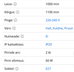 Rippvalgusti Eglo Maserlo (3 foto / 3)