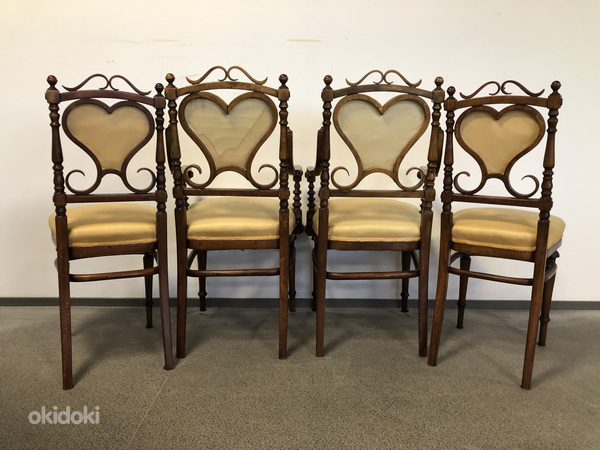 Античный комплект стульев (фото #3)