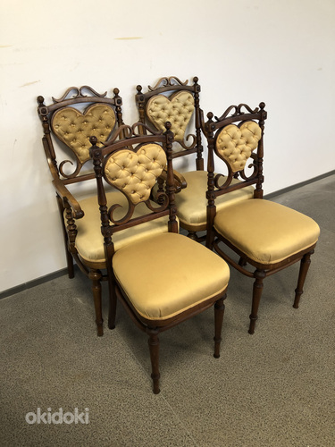 Античный комплект стульев (фото #2)