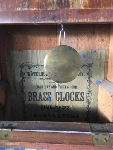Старые американские настенные часы (фото #4)