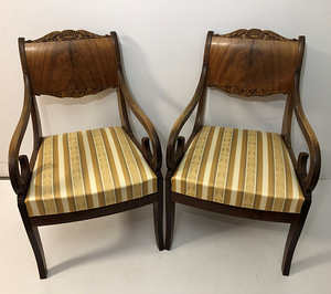 2 biedermeier stiilis tugitooli (3 foto / 10)