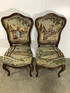 2 замечательных стула в стиле рококо