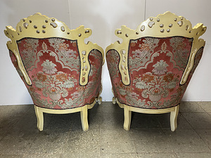 Rokokoo stiilis tugitoolid (6 foto / 9)