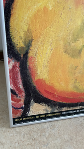Lamineeritrud, raamitud plakat: Max Pechstein, Istuv tüdruk (3 foto / 4)