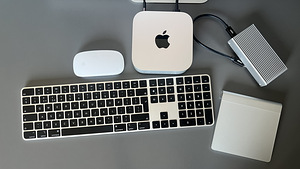 Apple mac mini m4 16/256, 5k 27" Monitor Display, 2TB M.2 (2 foto / 10)